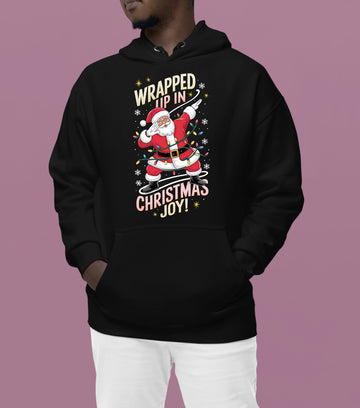 Wrapped up in Christmas Joy – Handmade Keepsake, Cozy Holiday Gift for Loved Ones, Heartfelt Seasonal Treasure Hoodie