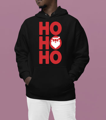 Ho Ho Ho Christmas Cheer — Festive Seasonal Joy for the Holidays, Merry & Bright Hoodie