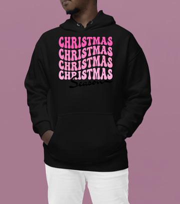 Christmas Season Inspired Artwork for Holiday Home | Festive Canvas Art Gift Idea Hoodie