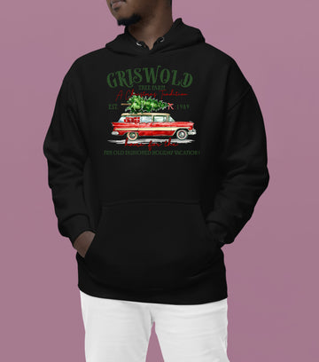 Griswold Tree Farm Christmas Magic, Rustic Holiday Charm for Seasonal Celebrations and Gift Giving Hoodie