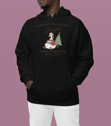 Christmas Joy Collection: Festive accessory with bell charm, sparkling red & green accents for holiday cheer, perfect gift idea, jingle Hoodie