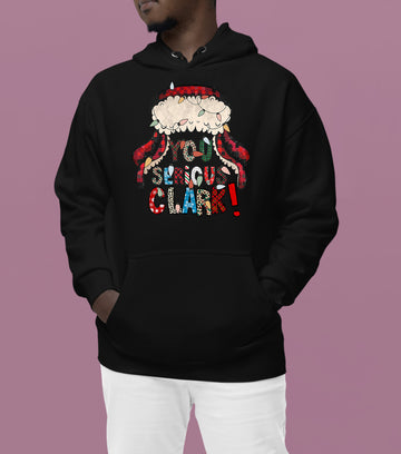 Whimsical Christmas motif for festive crafting, cozy holiday pattern, yuletide inspiration, handmade vibe, cheerful seasonal element Hoodie