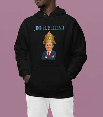 Jingle Bellend – Christmas Cheer Jewelry, Festive Holiday Accessory, Yuletide Sparkle Gift, Seasonal Celebration Hoodie