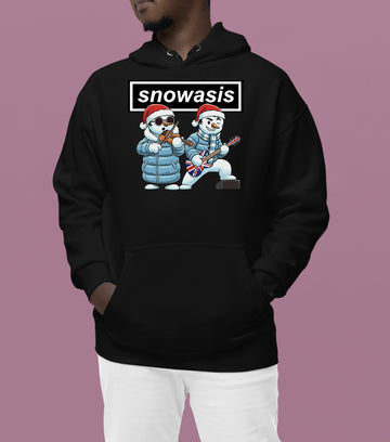 Snowasis Guitar and Violin Christmas Keepsake Gift for Music Lovers Hoodie