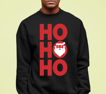 Ho Ho Ho Christmas Cheer — Festive Seasonal Joy for the Holidays, Merry & Bright Sweatshirt