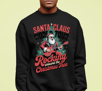 Sand Claus World Tour Christmas Keepsake - Santa Travel Cheer Across the Globe Gift Idea Sweatshirt