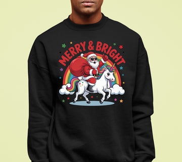 Merry & Bright Christmas Gift Tags for Gift Wrapping - Festive Holiday Labels for Packages Sweatshirt