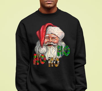 Ho Ho Ho Santa Christmas Festive Holiday Keepsake Gift Idea Sweatshirt