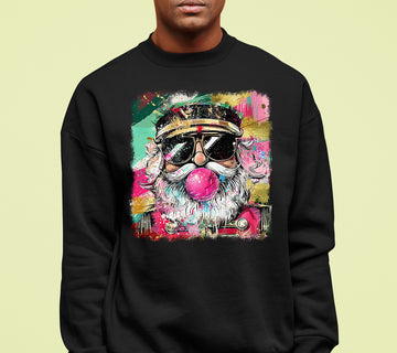 Santa Bubblegum Christmas Collectible - Holiday Gift for Santa Lovers, Festive Seasonal Item Sweatshirt