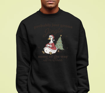 Christmas Joy Collection: Festive accessory with bell charm, sparkling red & green accents for holiday cheer, perfect gift idea, jingle Sweatshirt