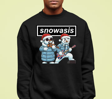 Snowasis Guitar and Violin Christmas Keepsake Gift for Music Lovers Sweatshirt