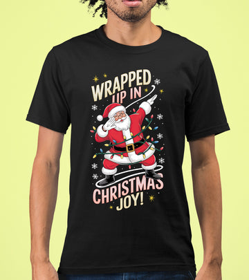 Wrapped up in Christmas Joy – Handmade Keepsake, Cozy Holiday Gift for Loved Ones, Heartfelt Seasonal Treasure T-Shirt