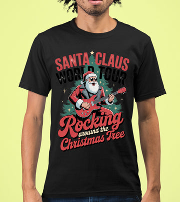 Sand Claus World Tour Christmas Keepsake - Santa Travel Cheer Across the Globe Gift Idea T-Shirt