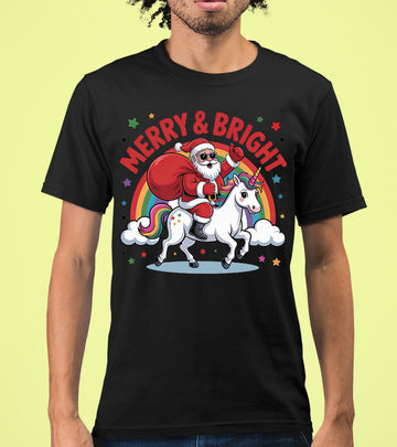 Merry & Bright Christmas Gift Tags for Gift Wrapping - Festive Holiday Labels for Packages T-Shirt