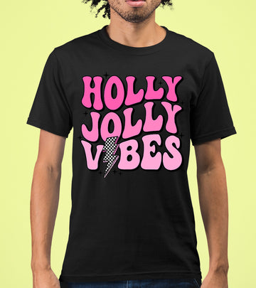 Holly Jolly Vibes Christmas Mood - Festive Seasonal Cheer, Cozy Holiday Spirit, Gift Idea for Winter Nights T-Shirt