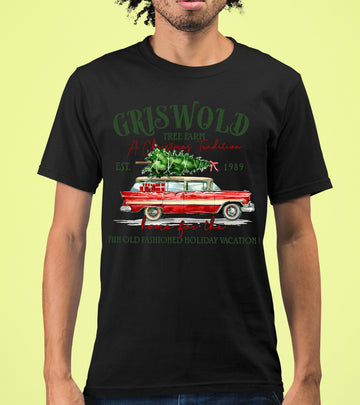 Griswold Tree Farm Christmas Magic, Rustic Holiday Charm for Seasonal Celebrations and Gift Giving T-Shirt