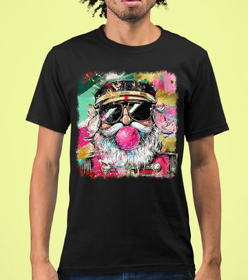 Santa Bubblegum Christmas Collectible - Holiday Gift for Santa Lovers, Festive Seasonal Item T-Shirt