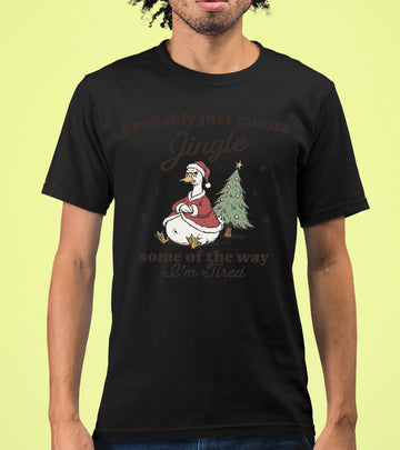 Christmas Joy Collection: Festive accessory with bell charm, sparkling red & green accents for holiday cheer, perfect gift idea, jingle T-Shirt