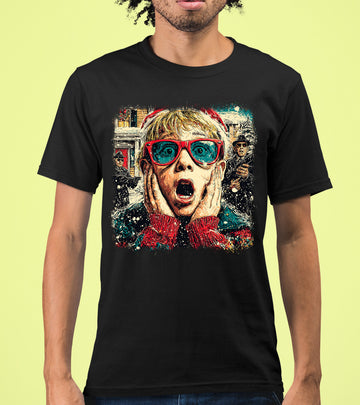 McCallister Scream Christmas Moment – Festive Holiday Pop Culture Theme, Cozy Season Tribute, Seasonal Gift Idea T-Shirt
