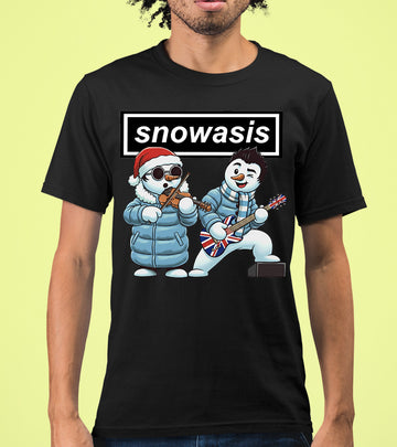 Snowasis Violin Gutar Winking – Christmas Music Themed Charm for Stockings & Holiday Accessories T-Shirt