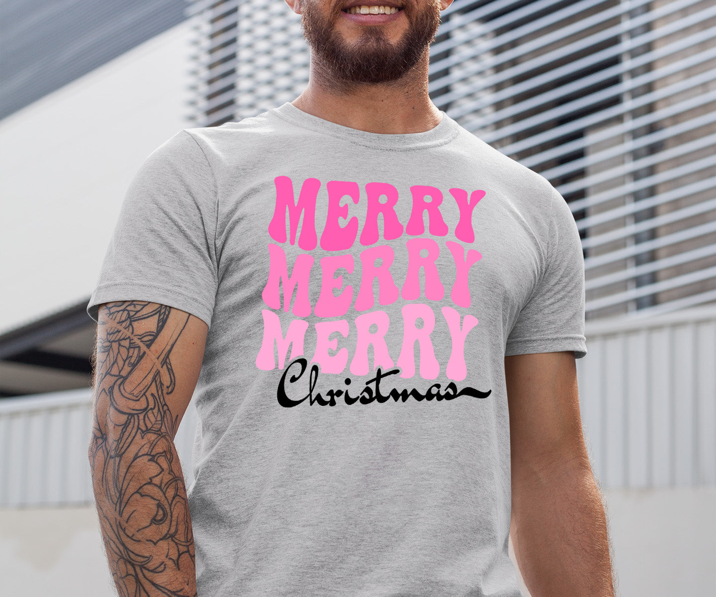 Merry Merry Merry Christmas - Handmade Keepsake Gift for Cozy Festive Cheer T-Shirt