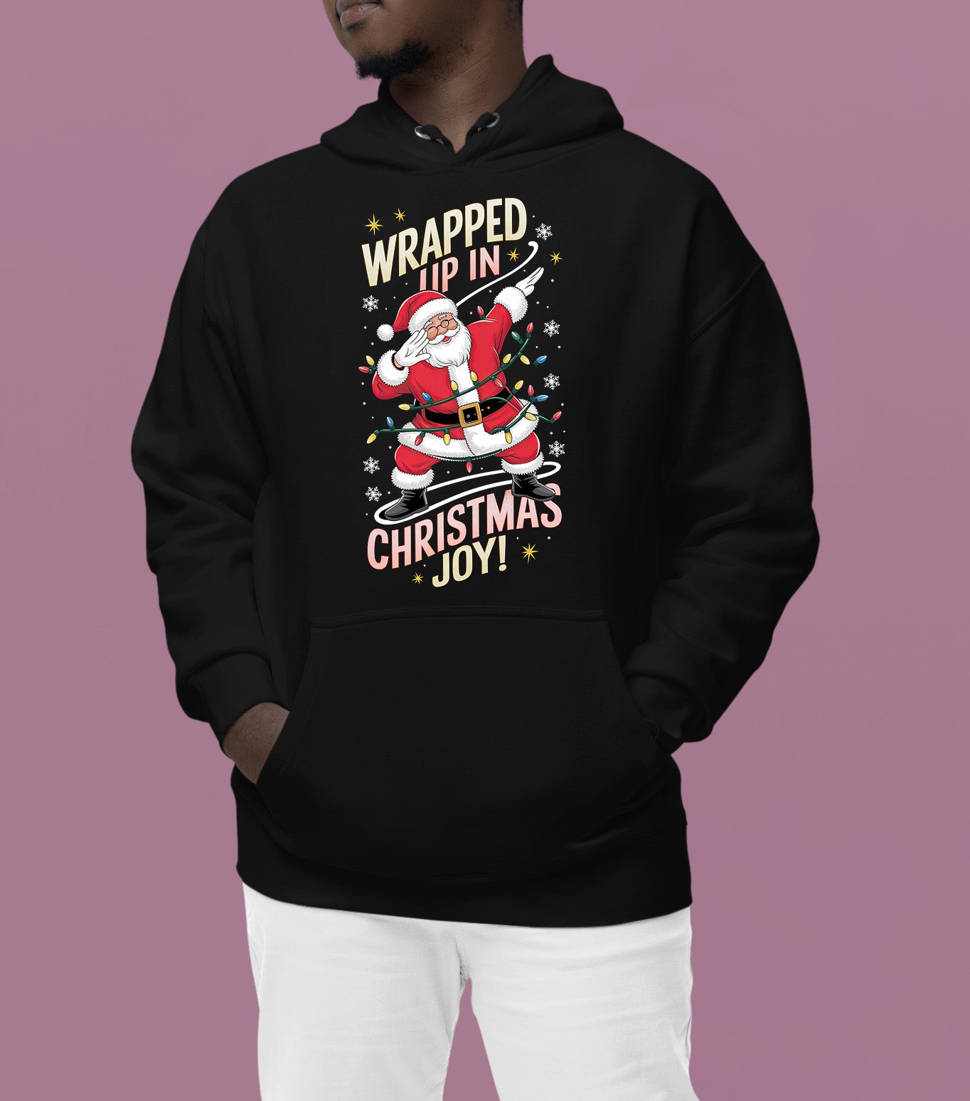 Wrapped up in Christmas Joy – Handmade Keepsake, Cozy Holiday Gift for Loved Ones, Heartfelt Seasonal Treasure Hoodie
