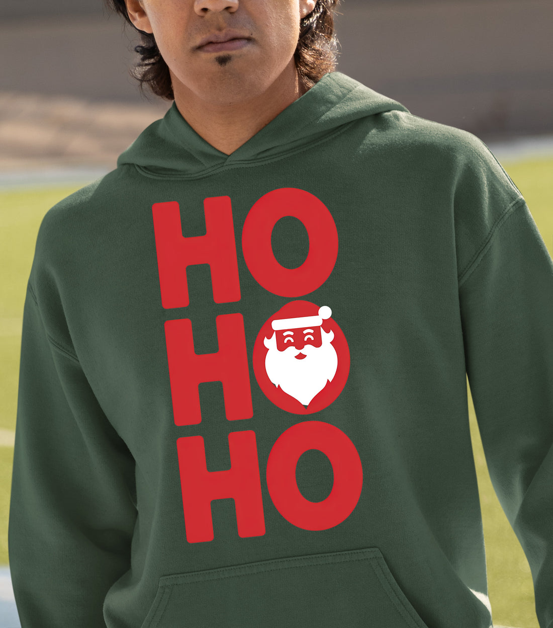 Ho Ho Ho Christmas Cheer — Festive Seasonal Joy for the Holidays, Merry & Bright Hoodie