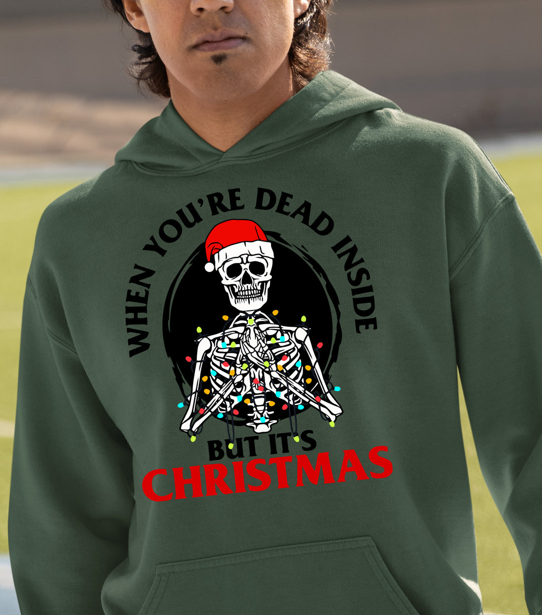 Christmas Cozy Gift Idea, Handmade Holiday Treasure for Winter Cheer, Festive Seasonal Keepsake, Unique Seasonal Craft Hoodie