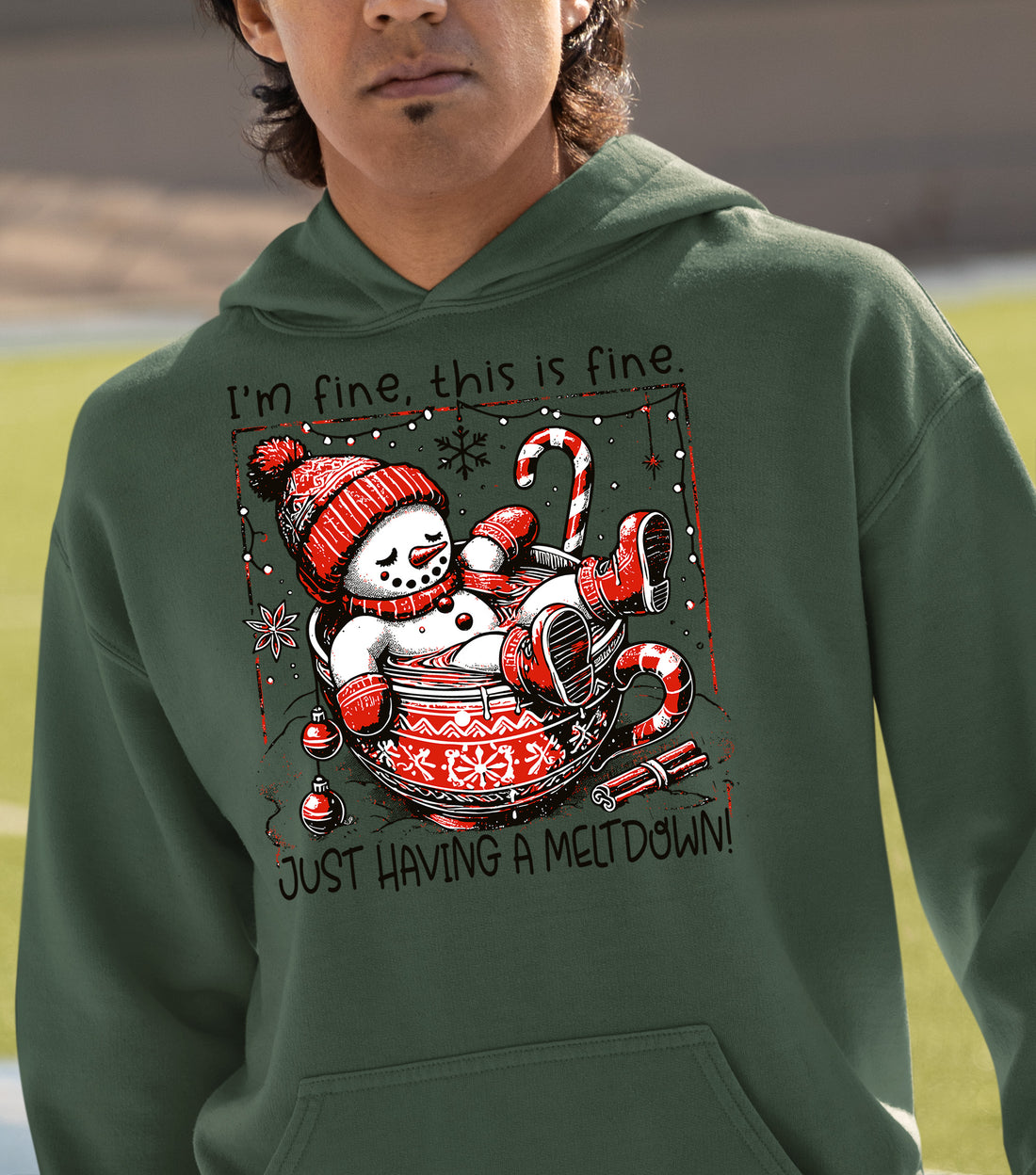 Christmas Keepsake: Whimsical Holiday Gift Idea, Festive Handmade Item for Seasonal Cheer Hoodie