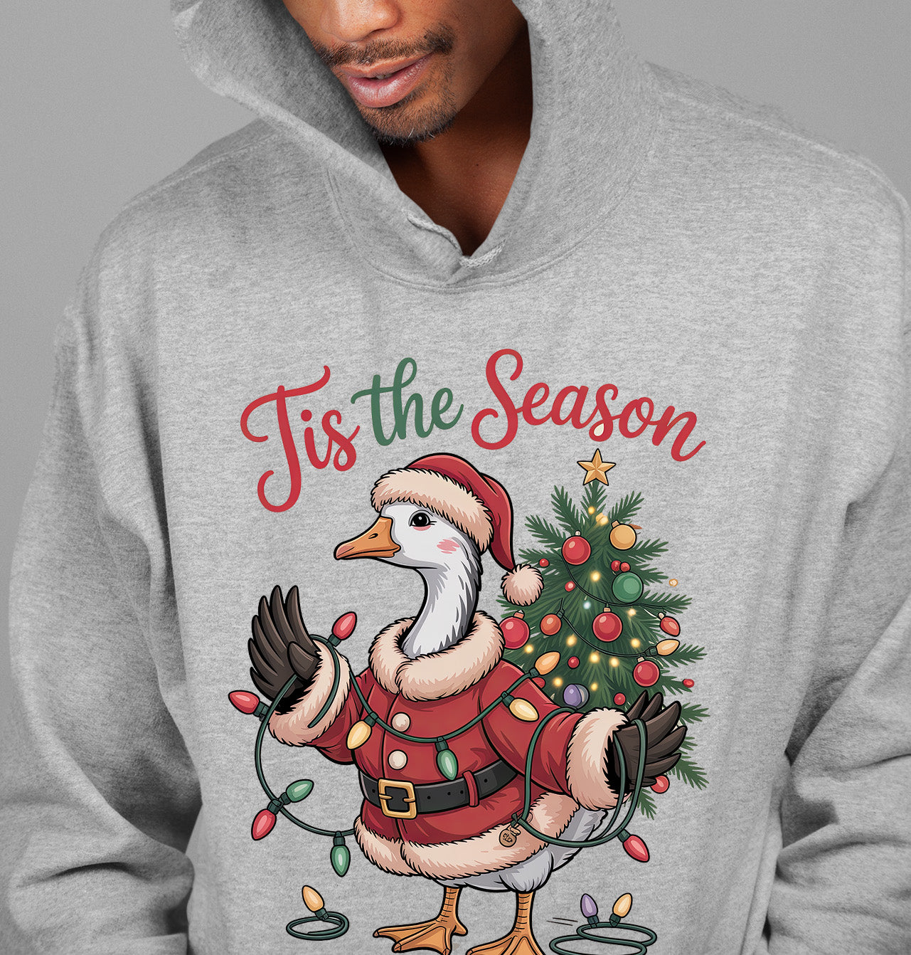 Tis the Season Christmas Clip Art – Festive Typography for Scrapbooking and Seasonal Projects Hoodie