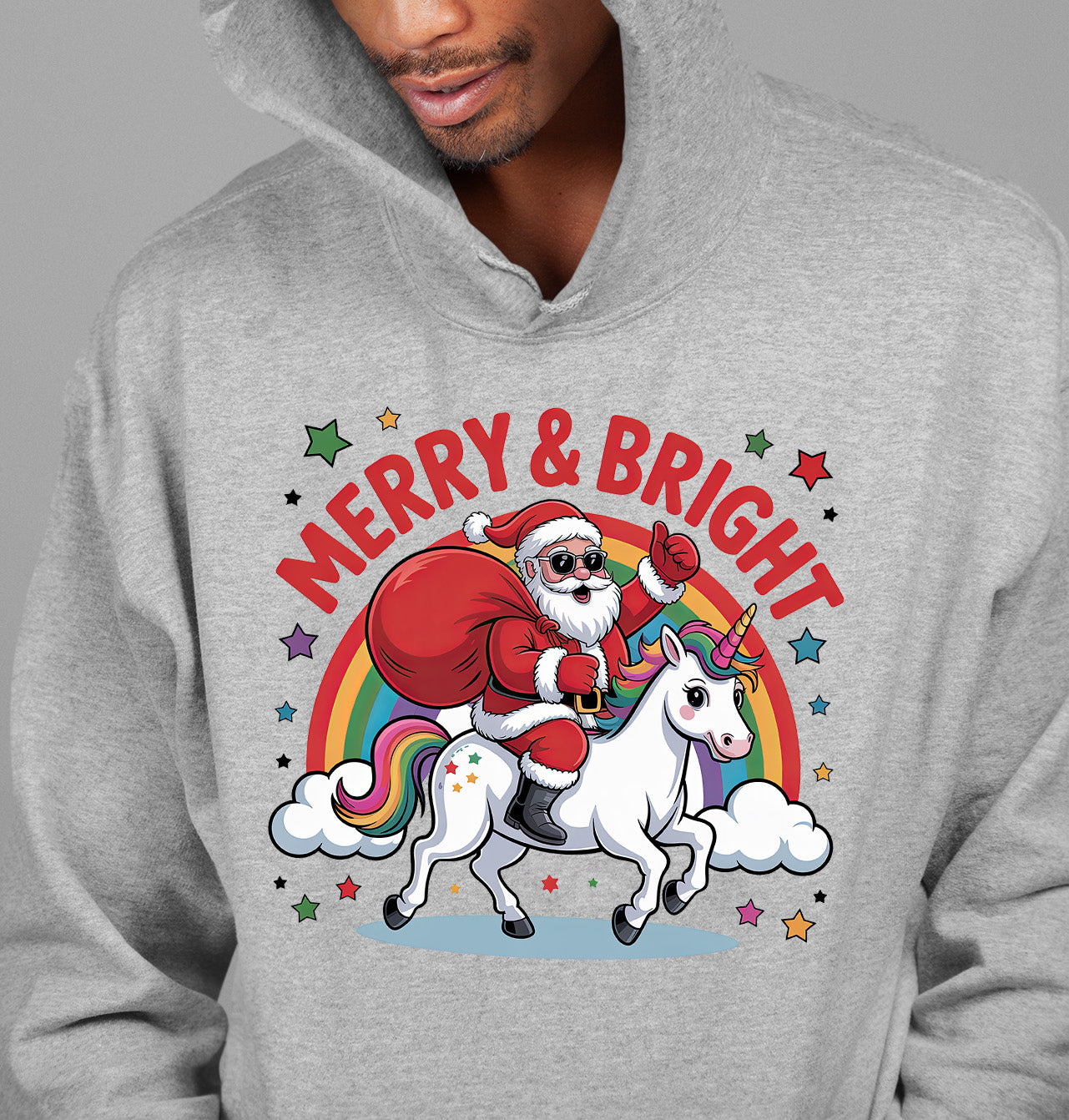 Merry & Bright Christmas Gift Tags for Gift Wrapping - Festive Holiday Labels for Packages Hoodie