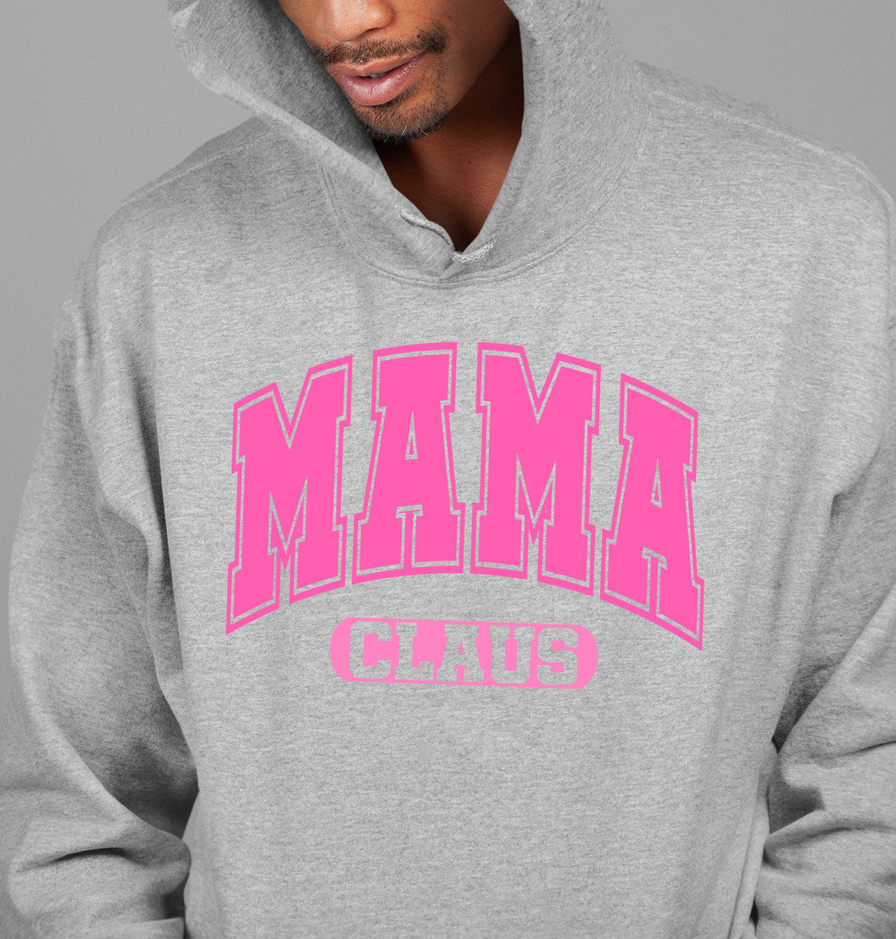 Mama Claus Christmas Joy Gift for Mom | Cozy Holiday Theme for Mom - Seasonal Cheer Hoodie