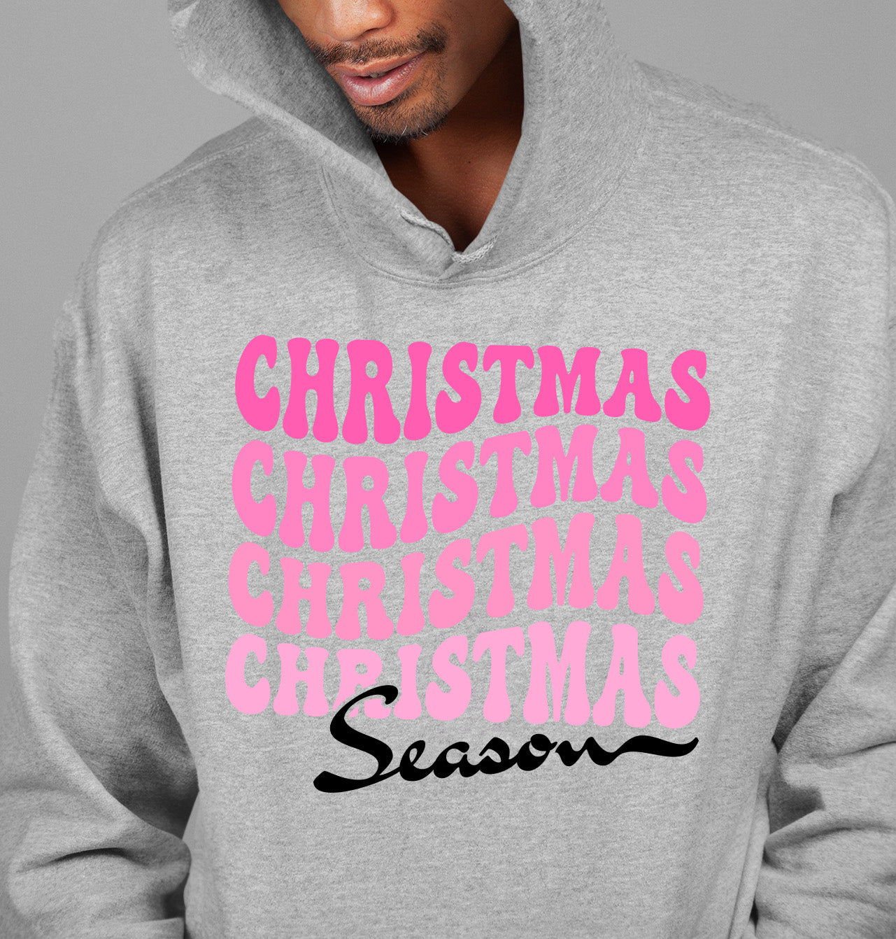 Christmas Season Inspired Artwork for Holiday Home | Festive Canvas Art Gift Idea Hoodie