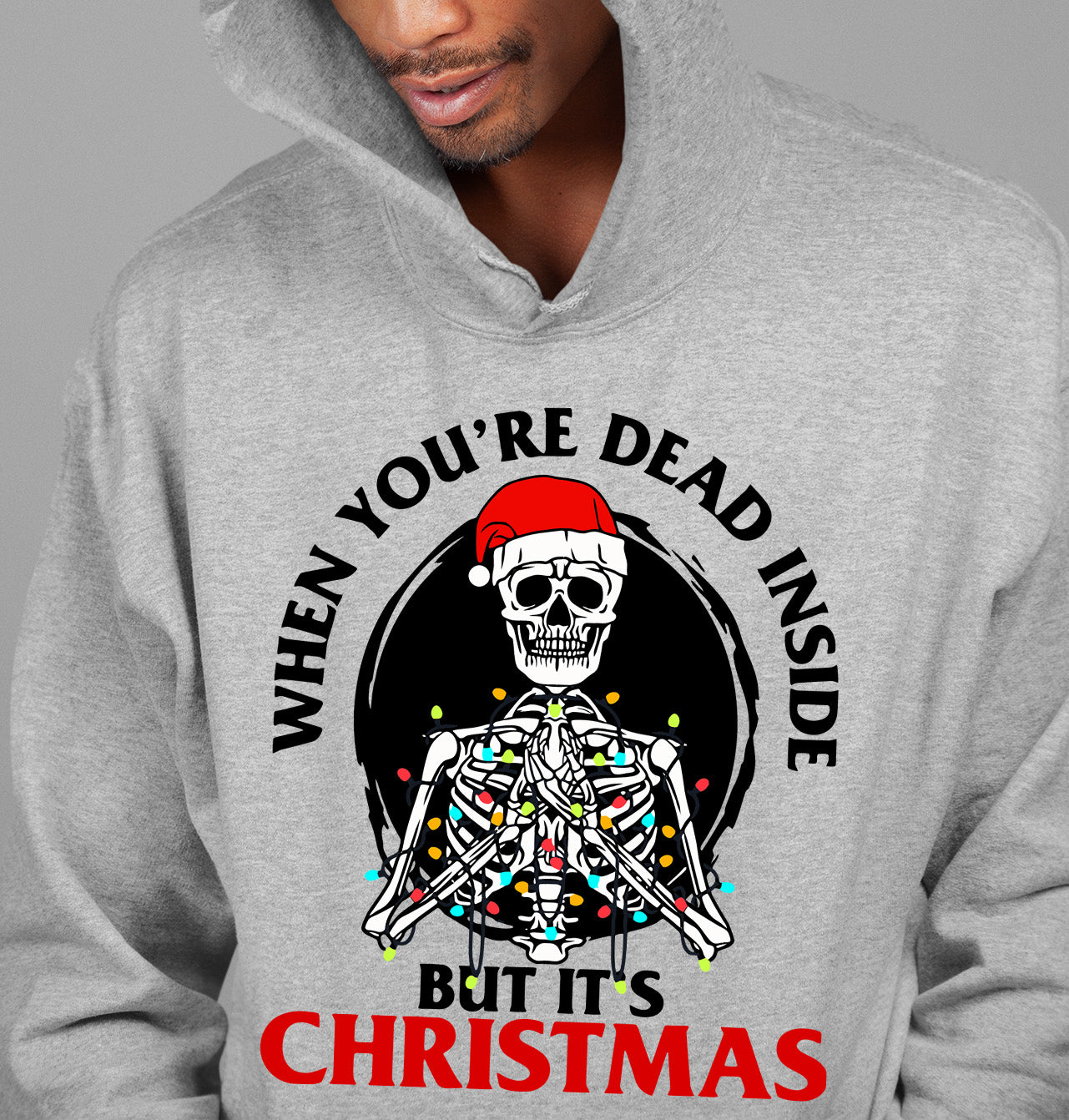 Christmas Cozy Gift Idea, Handmade Holiday Treasure for Winter Cheer, Festive Seasonal Keepsake, Unique Seasonal Craft Hoodie