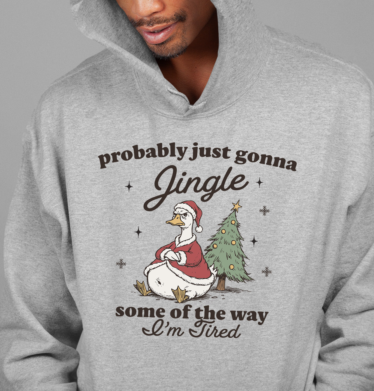 Christmas Joy Collection: Festive accessory with bell charm, sparkling red & green accents for holiday cheer, perfect gift idea, jingle Hoodie