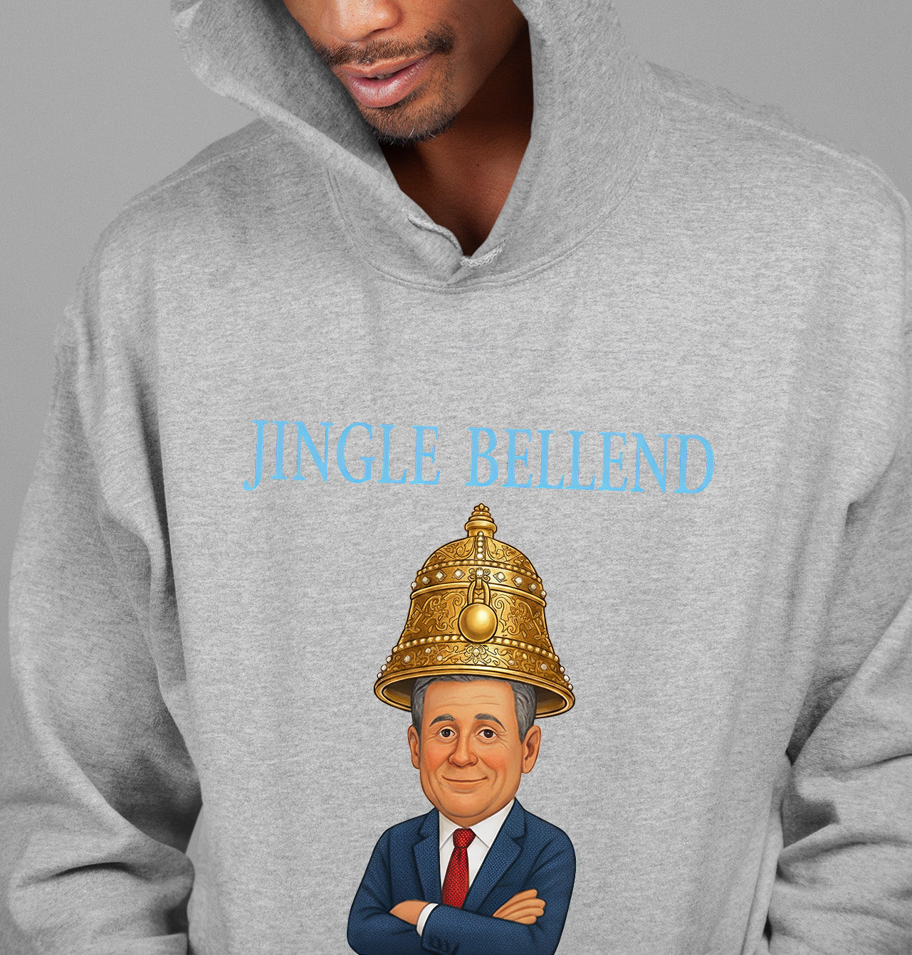 Jingle Bellend – Christmas Cheer Jewelry, Festive Holiday Accessory, Yuletide Sparkle Gift, Seasonal Celebration Hoodie