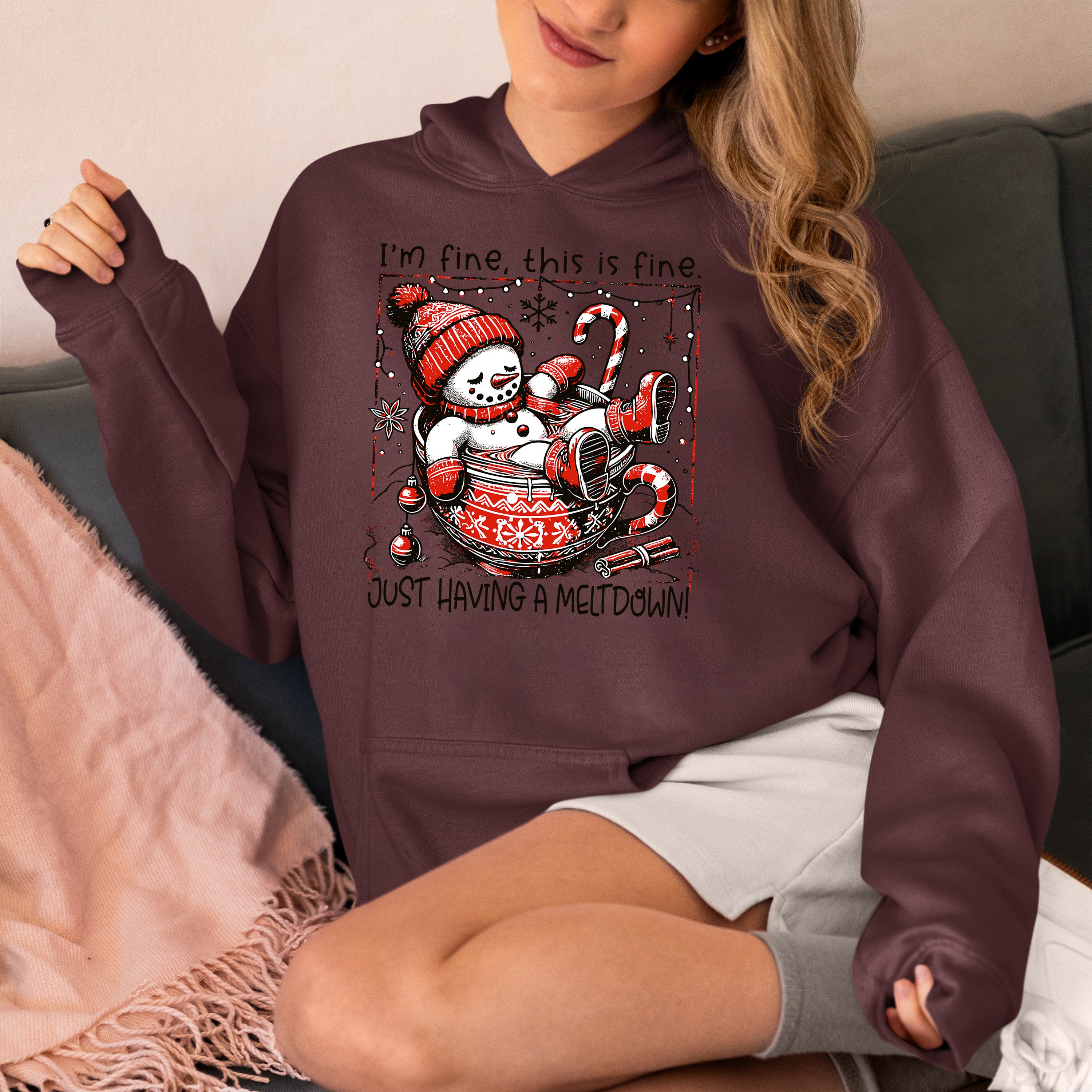 Christmas Keepsake: Whimsical Holiday Gift Idea, Festive Handmade Item for Seasonal Cheer Hoodie
