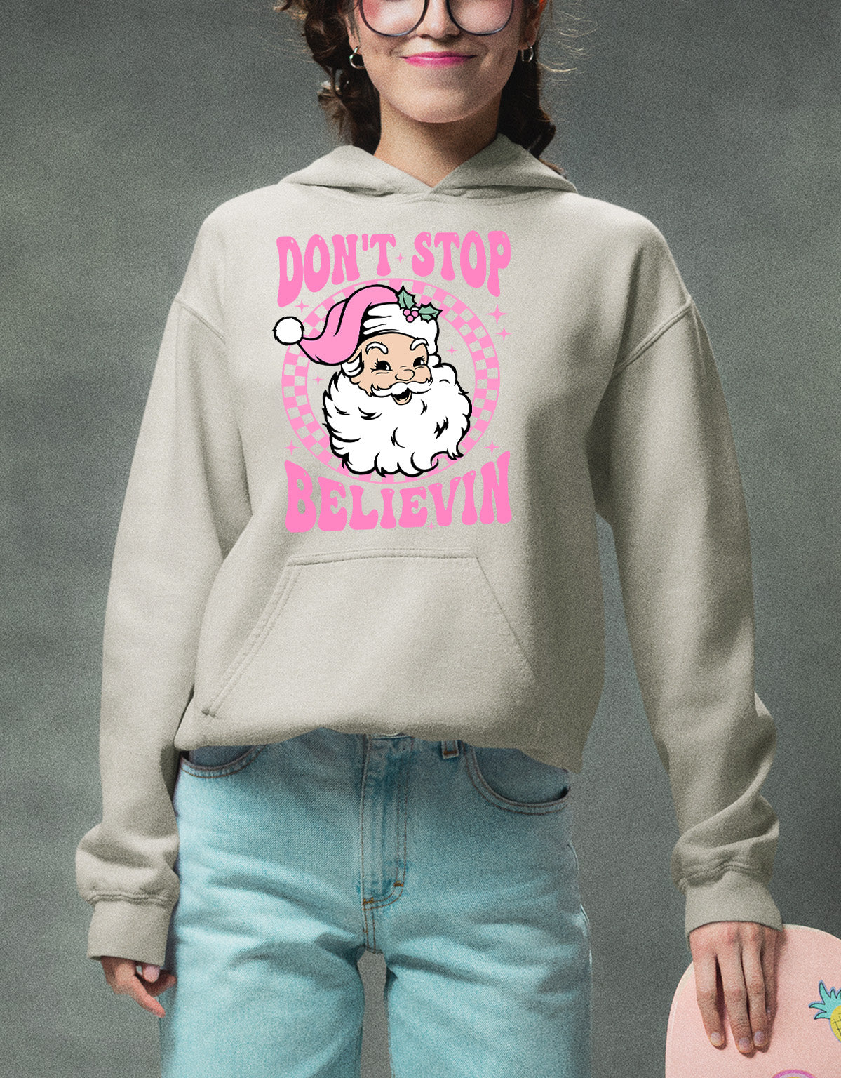 Christmas Cozy Knit Theme for Holiday Cheer - Festive Gift for Season of Joy Hoodie