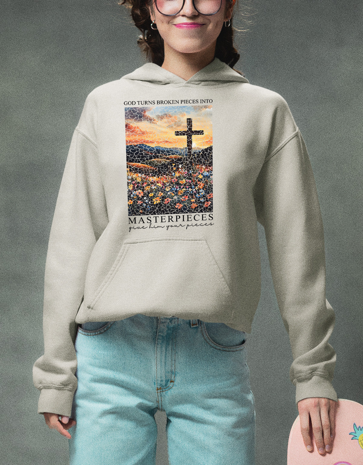 Christmas Masterpieces: Handmade Festive Art Collection for Holiday Gifting, Unique Seasonal Keepsakes Hoodie