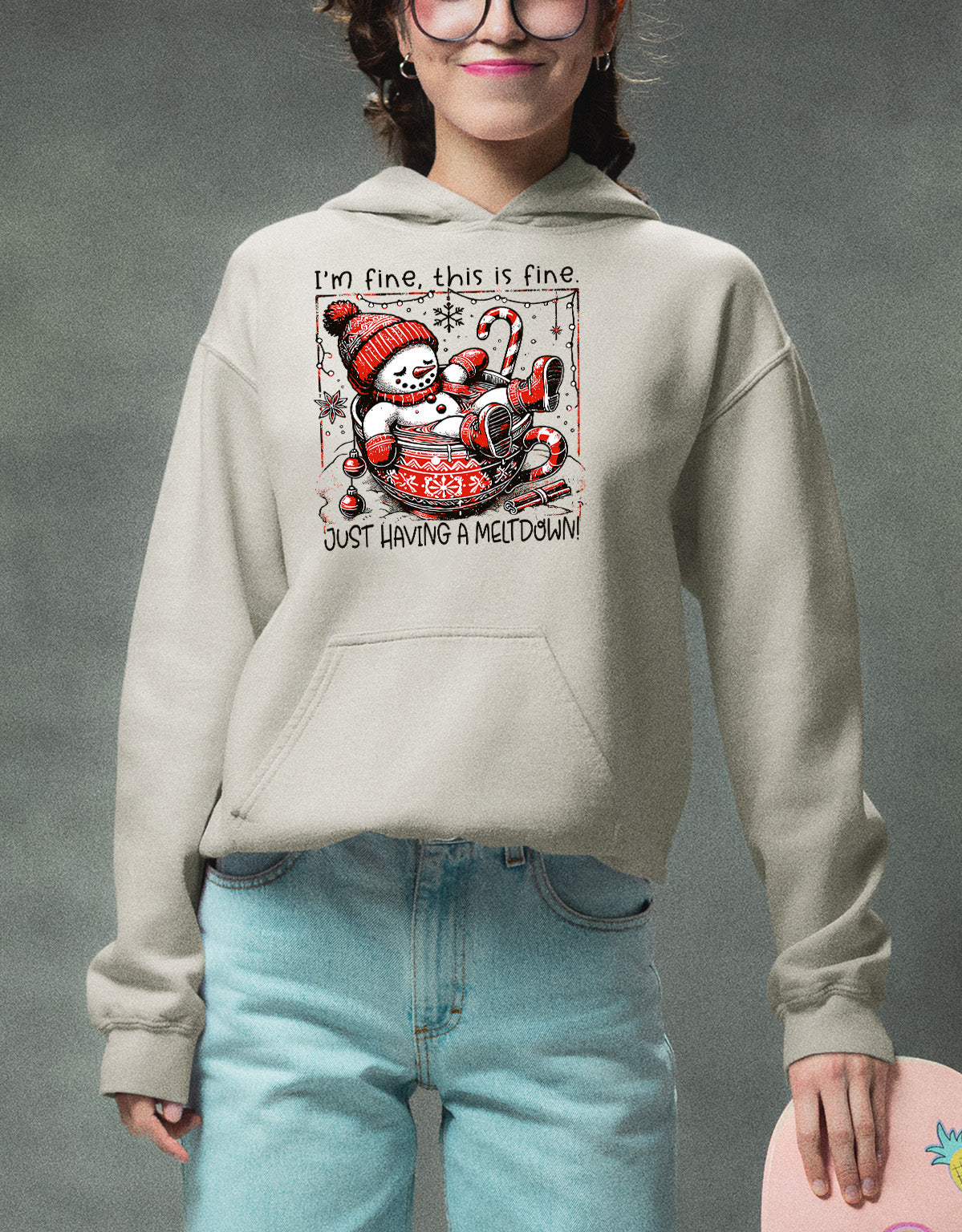 Christmas Keepsake: Whimsical Holiday Gift Idea, Festive Handmade Item for Seasonal Cheer Hoodie