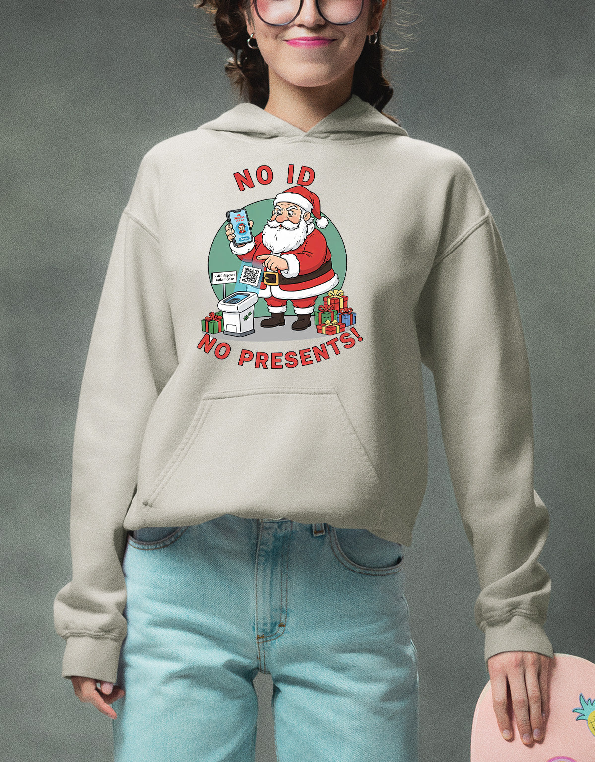 Christmas Themed Keepsake for the Holiday Season - Handmade Festive Charm, Unique Seasonal Gift for Collectors Hoodie