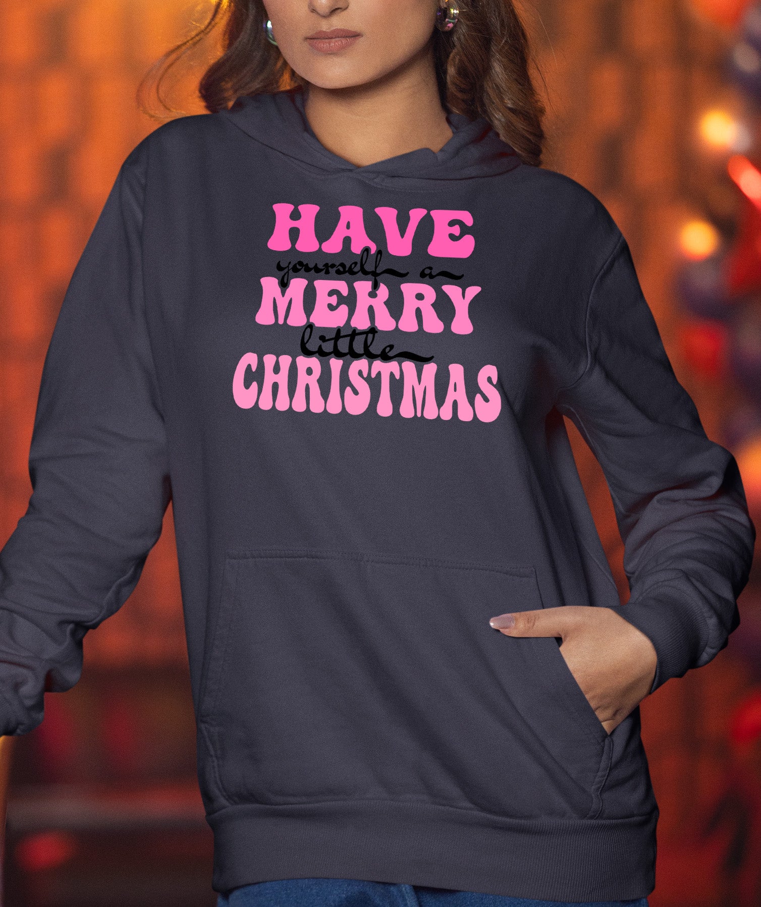 Have yourself a merry little christmas - festive vibes for cozy gifting and seasonal joy Hoodie