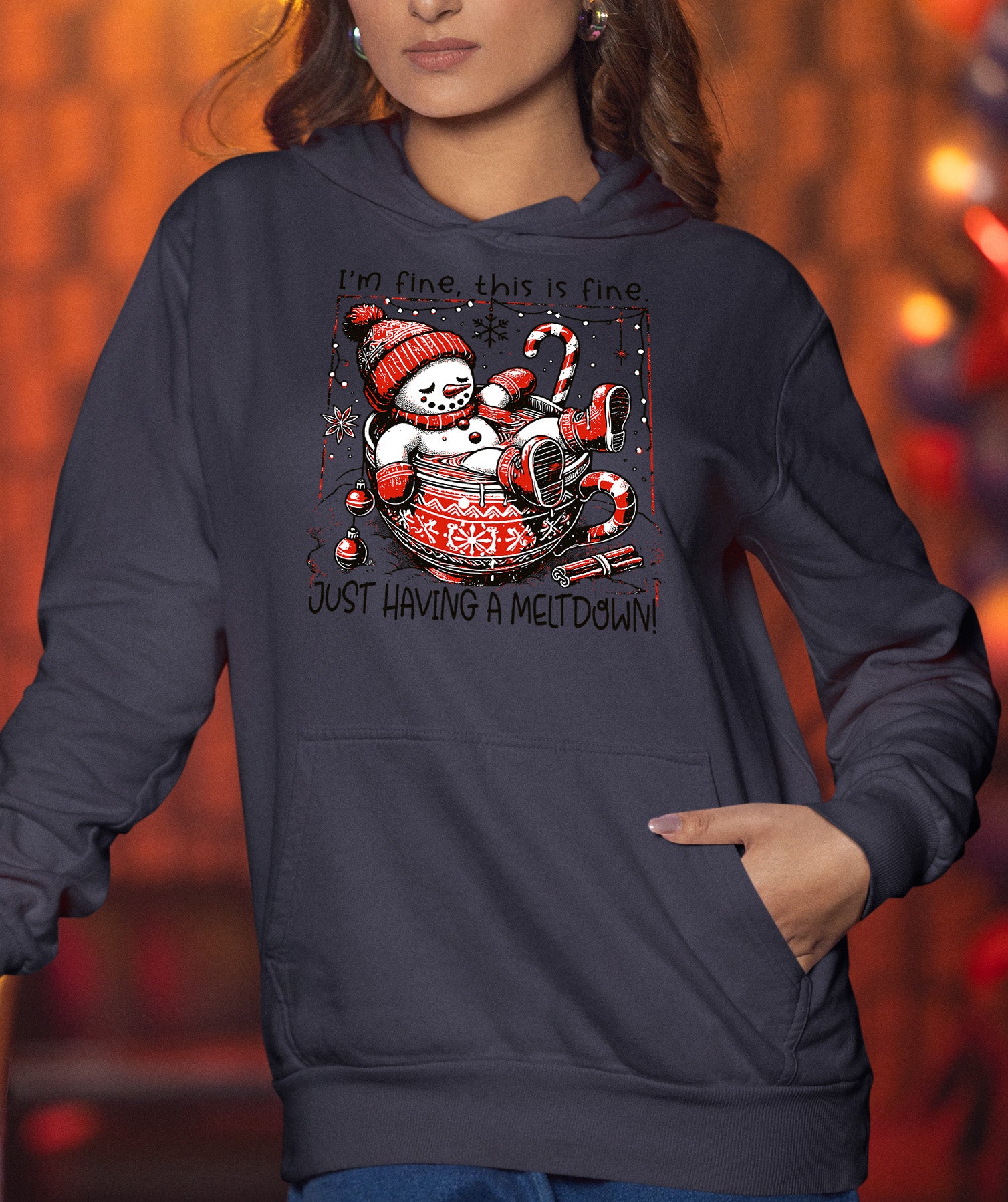 Christmas Keepsake: Whimsical Holiday Gift Idea, Festive Handmade Item for Seasonal Cheer Hoodie