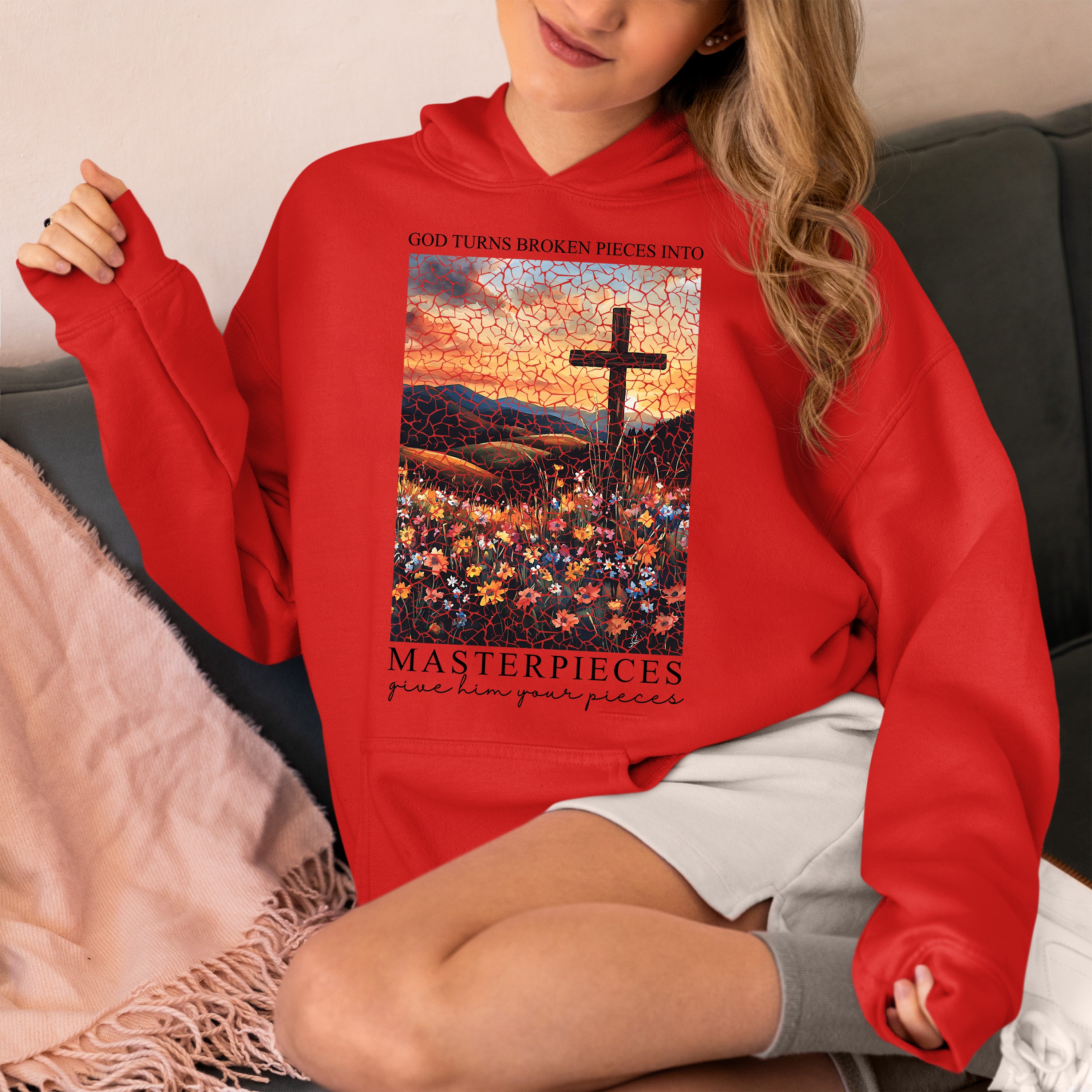 Christmas Masterpieces: Handmade Festive Art Collection for Holiday Gifting, Unique Seasonal Keepsakes Hoodie