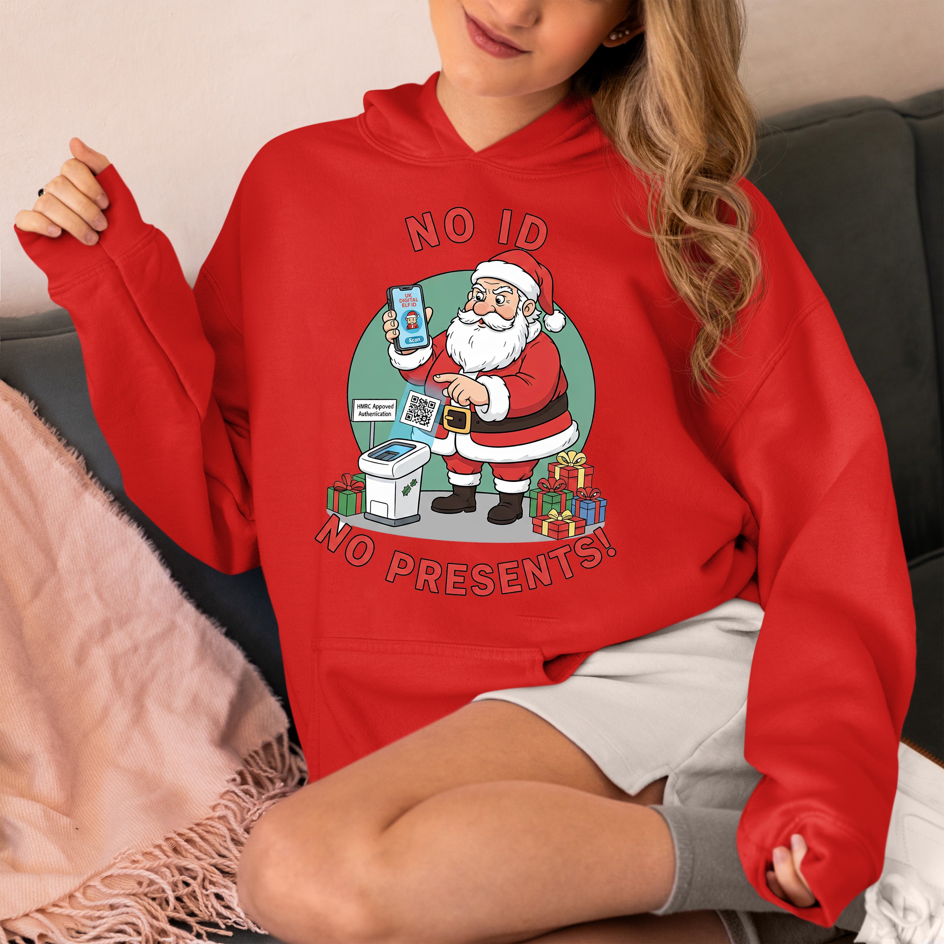 Christmas Themed Keepsake for the Holiday Season - Handmade Festive Charm, Unique Seasonal Gift for Collectors Hoodie