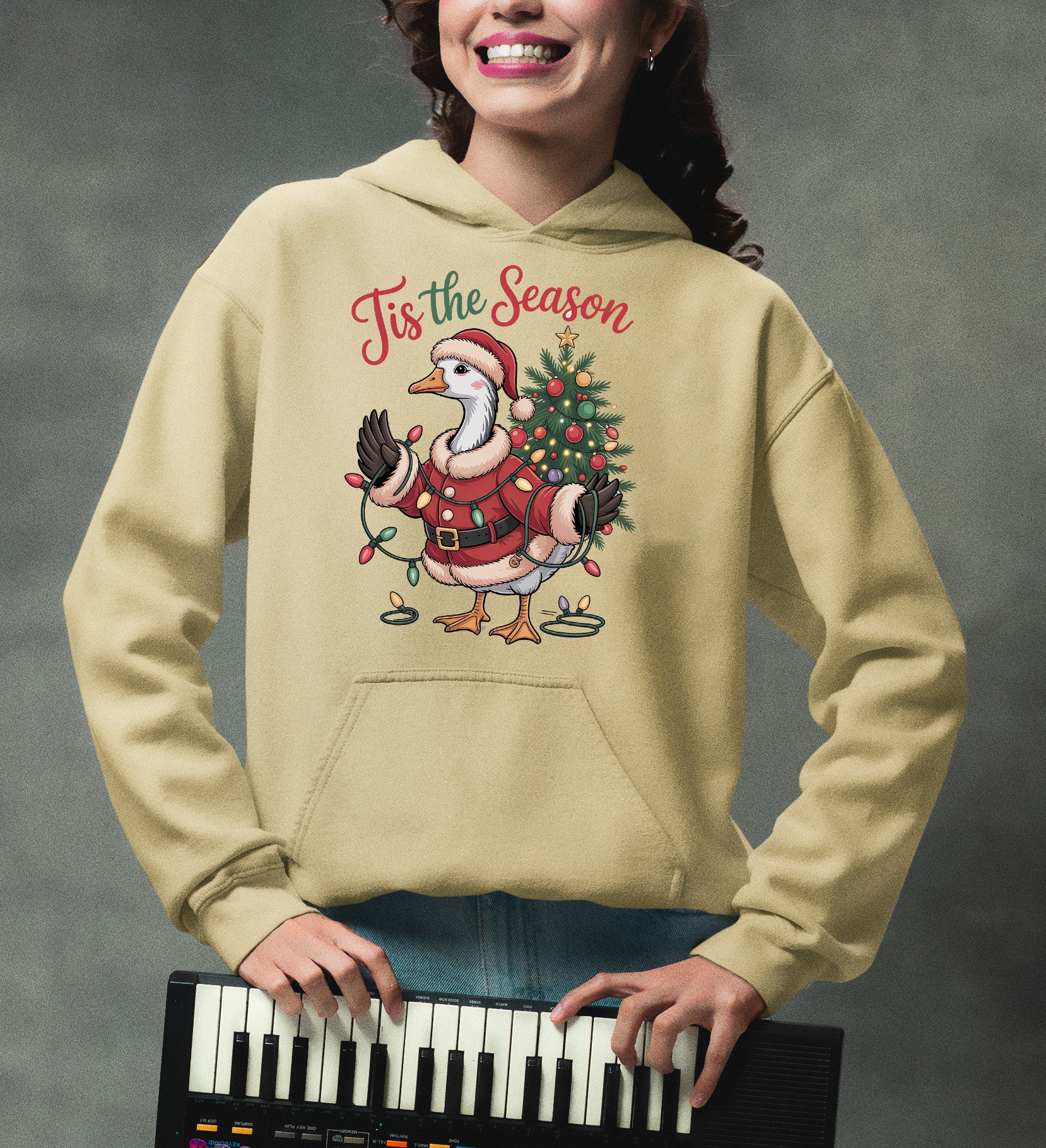 Tis the Season Christmas Clip Art – Festive Typography for Scrapbooking and Seasonal Projects Hoodie