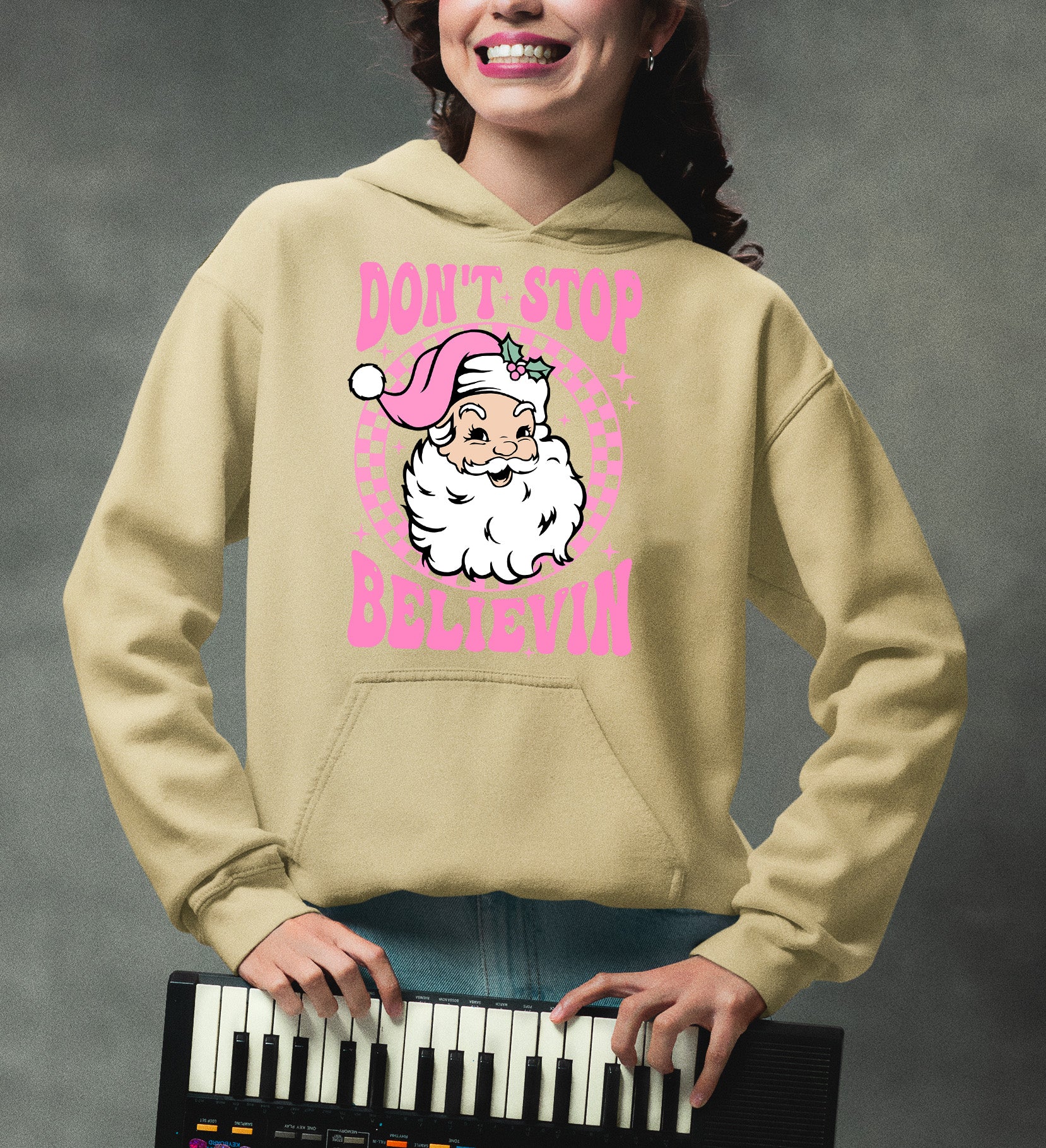 Christmas Cozy Knit Theme for Holiday Cheer - Festive Gift for Season of Joy Hoodie