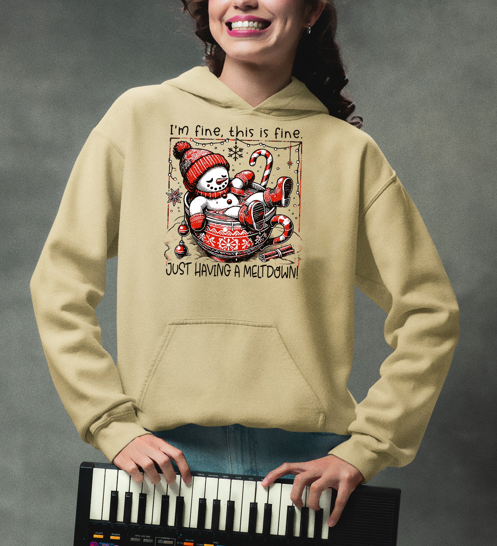 Christmas Keepsake: Whimsical Holiday Gift Idea, Festive Handmade Item for Seasonal Cheer Hoodie