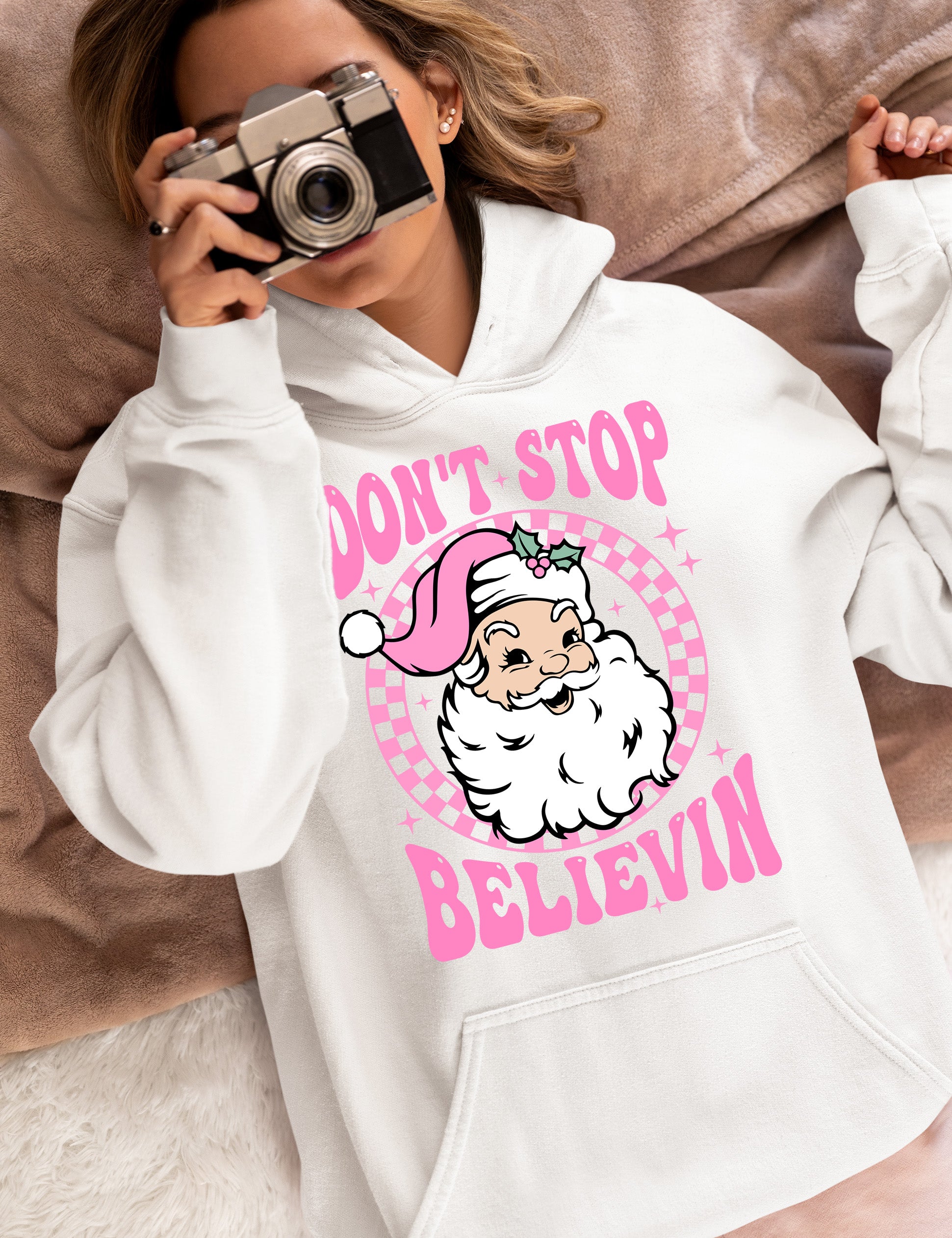 Christmas Cozy Knit Theme for Holiday Cheer - Festive Gift for Season of Joy Hoodie