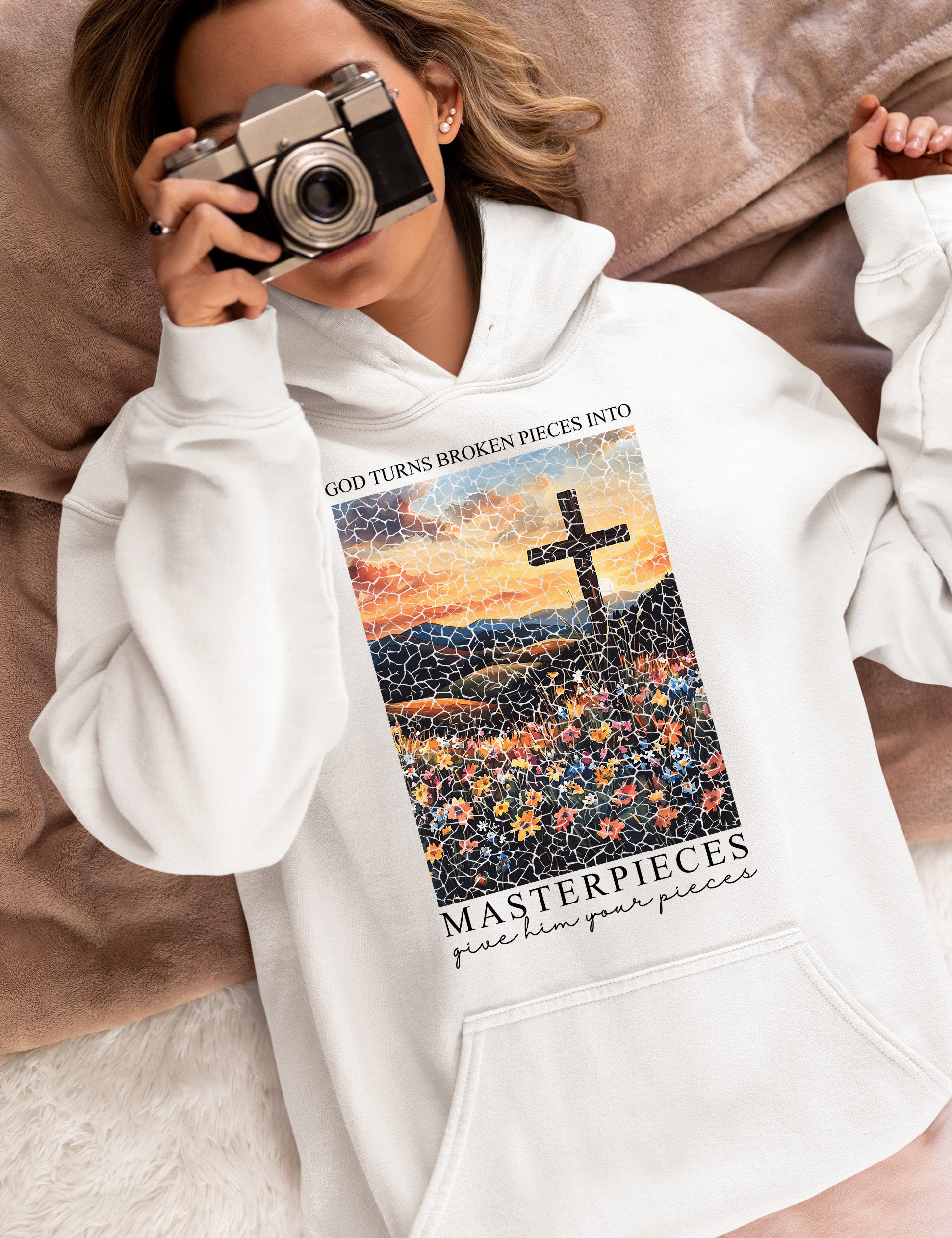 Christmas Masterpieces: Handmade Festive Art Collection for Holiday Gifting, Unique Seasonal Keepsakes Hoodie